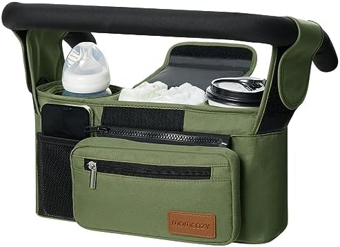 Momcozy Universal Stroller Organizer with Insulated Cup Holder by Momcozy