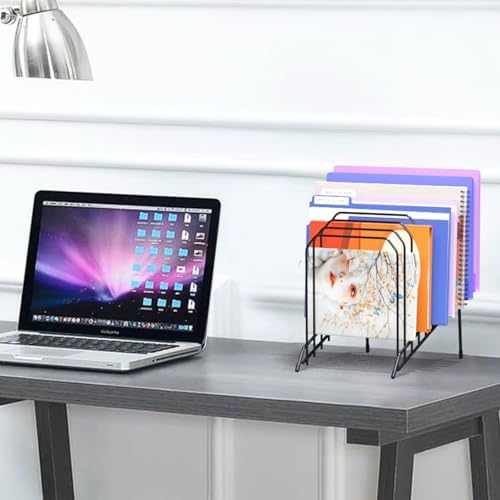 Gawerk Incline Metal Desk File Organizer with 8-Section 2 Pack - Image 7
