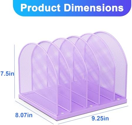 gianotter Desktop File Organizer with 5 Compartments - Image 3