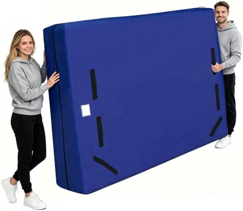 Heavy Duty Mattress Moving Bag with Ergonomic Handles, Blue, King by NATURELUX
