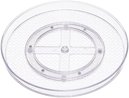 Amazon Basics Clear Lazy Susan Turntable Organizer for Organization, 12-Inch (Pack of 8) - Image 6