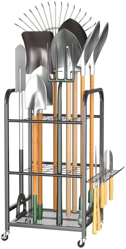 EVERHANGER Garden Tool Organizer and Storage, Yard Tool Stand by ToolStorageOrganizer