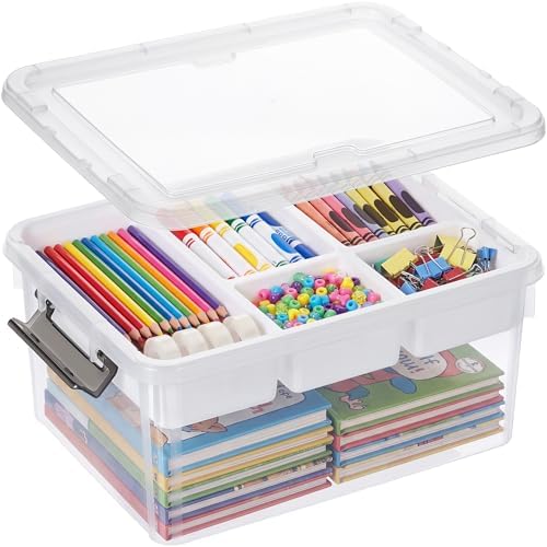 17 Qt Craft Storage Organizer, Craft Organizers and Storage Box by Bienvoun