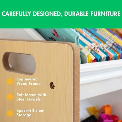 Humble Crew Kids Toy Organizer with 12 Bins, 4 Tier Storage for Playroom - Image 5
