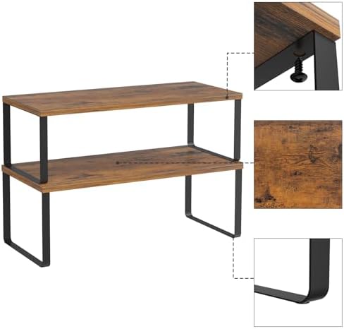NEX Cabinet Organizer Shelf, Kitchen Counter Shelves Set of 4 - Image 5