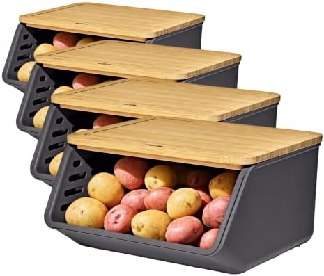 OXO Good Grips Produce Saver - Root Vegetable Bin, 5lb Capacity, Large (Pack of 4) by Unknown