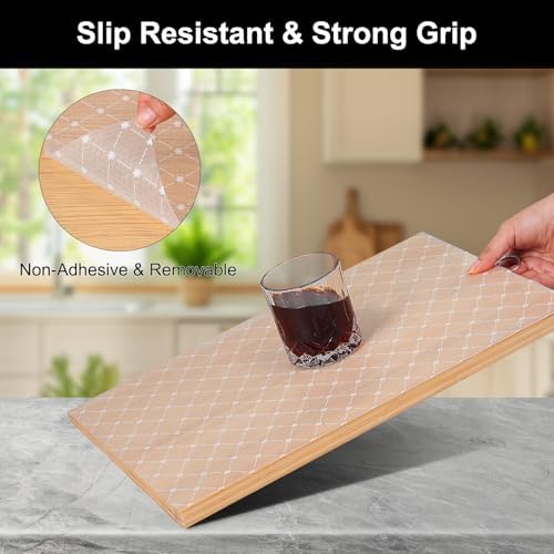 Cooyes Shelf Liner Non-Adhesive EVA Cabinet & Drawer Liner 24" x 120" - Image 2