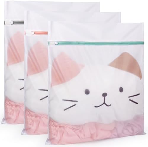 Tenn Well 3Pk 20x23" Mesh Laundry Bags Large Lingerie for Delicates by TennWell