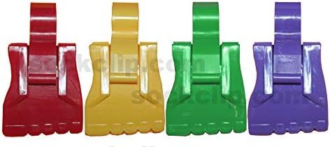 Amazing Sock Clip Sock Holder, Made in U.S.A. Laundry Time Saver, Washer-Dryer Safe, Rainbow Color Assorted 32 Clips, (8 Each of 4 Colors) - Image 2