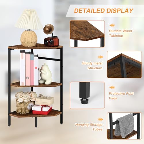 Pedestal Sink Storage, 2 Pack Under Sink Organizer Shelf for Bathroom - Image 6