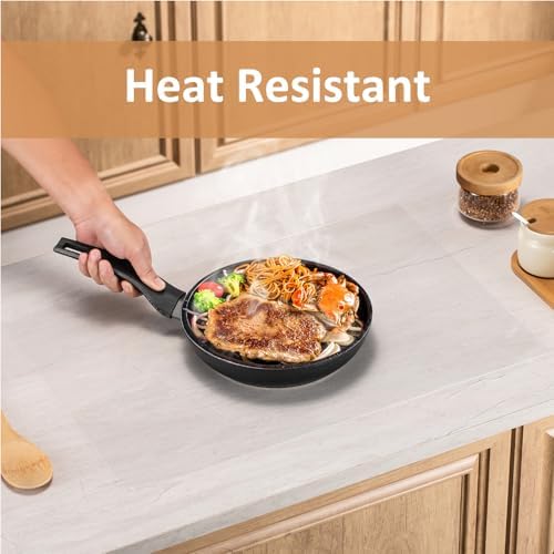 Clear Silicone Countertop Protector Mat, Non Slip & Heat Resistant Mats for Kitchen Countertop,Silicone Table Desk Protector Mat (23.6" *15.7") - Image 4