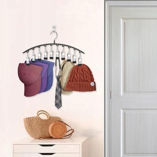Legging Hangers for Closet Organizer, Hat Hangers for Closet 2 Pack with 10 Clips Holds 20 Leggings, Legging Hanger, Pants Storage Organizer Suitable for Socks, Panties, Underwear, Pants - Image 5