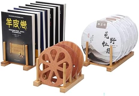 Kunovo Bamboo Dish Rack,Pot lid/Plate/Cutting Board Organizer for Kitchen cabinets,Bottle Drying Holder… - Image 6