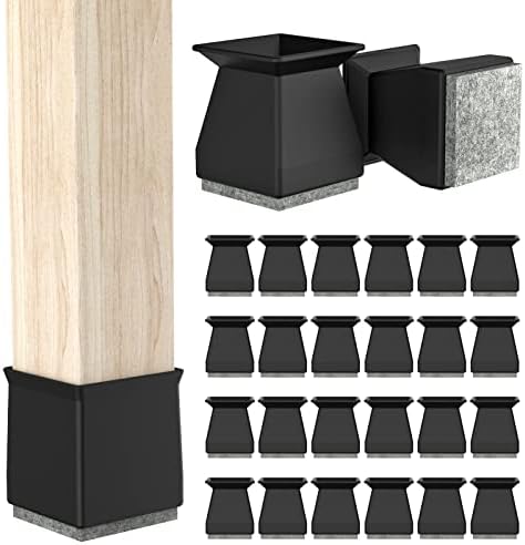 Square Chair Leg Protectors for Hardwood Floors. by ComeHomeWithMe