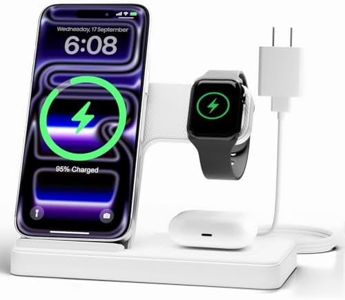 GETPALS Wireless Charger iPhone Charging Station for Apple Multiple Devices by GETPALS