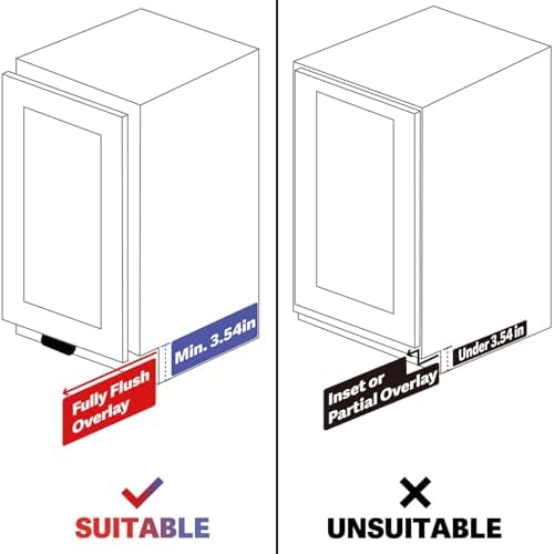 RVPEKUPE 2-Pack Under Cabinet Foot Pull for Trash Drawer, White 4" - Image 2