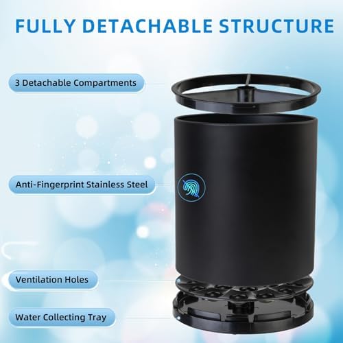 LIBODOUR Kitchen Utensil Holder,Extra Large 360°Rotating For Countertop - Image 5