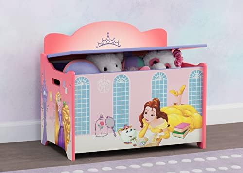 Delta Children Deluxe Toy Box, Disney Princess - Image 2