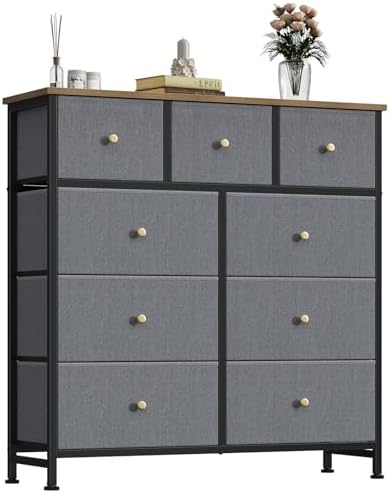 OLIXIS 9 Drawer Tall Dresser for Bedroom, Closet Organizers and Storage by OLIXIS