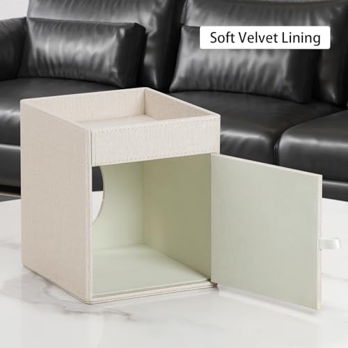 PU Leather Tissue Box Cover Square Tissue Box Holder Tissue Holder - Image 4