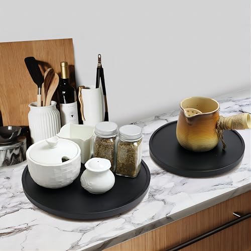 12-inch Lazy Susan Organizers, ACIAZAAZ Lazy Susan Turntable for Cabinet, Kitchen Turntable Storage for Table, Countertop, Pantry - Image 5