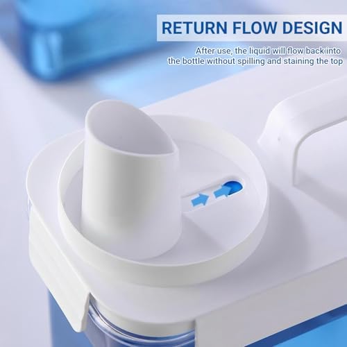 Laundry Detergent Dispenser - 78oz Refluxable Plastic Liquid Laundry Detergent Container for Laundry Room Organization - Image 3