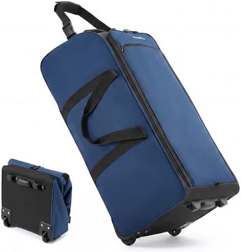 Fanwoli 30'' Extra Large Rolling Duffel Bag with Wheels, Heavy Duty by Fanwoli