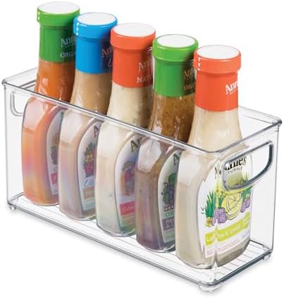iDesign Clear Plastic Stackable Storage Bin Organizer by iDesign