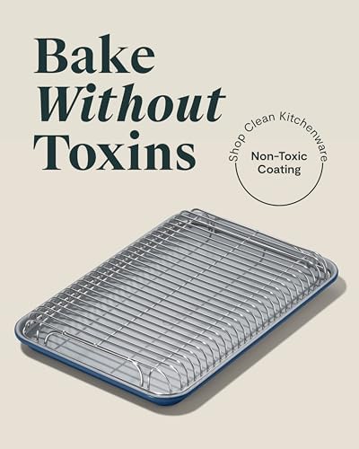 Caraway Non-Stick Ceramic Baking Sheet and Cooling Rack - Image 2