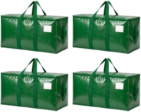 Songrey Extra Large Heavy Duty Moving Bags, 4 Pack, Dark Green by Unknown