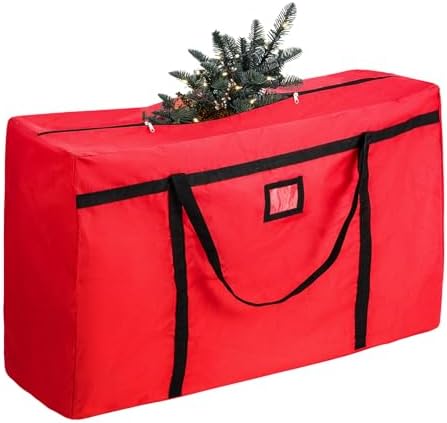 Christmas Tree Storage Bag, Fits 4-5 Ft Artificial Trees, Red by PLTCAT
