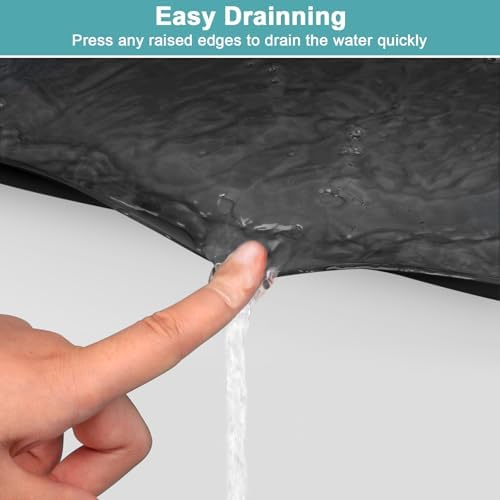 Under Sink Mats for Kitchen Waterproof, 34" x 22" Silicone Under Kitchen Sink Mats and Protectors for Cabinets, Under Sink Tray Organizer, Shelf Liners Cabinet Liner for Kitchen and Bathroom, Black - Image 5