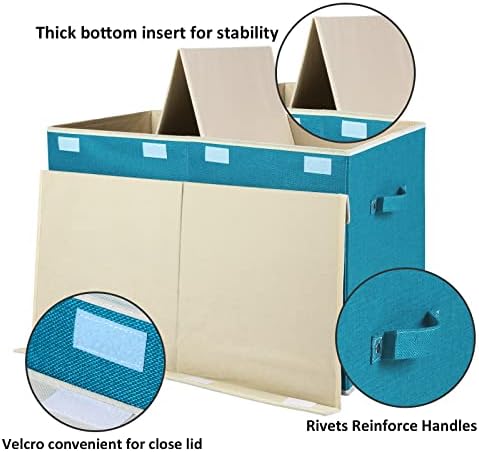Large Toy Box Chest Storage with Flip-Top Lid, Kids Toy Storage Bin Boxes - Image 4