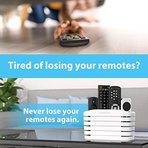 TotalMount Remote Control Holder – Premium Quality – Extra Stable – L White - Image 2
