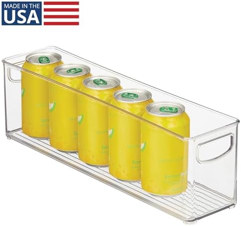 iDesign Plastic Stackable Storage Bin, Clear - Image 2