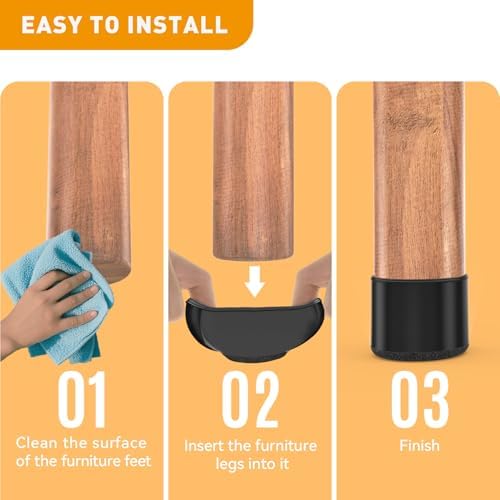 16 Pcs Silicone Furniture Pads for Hardwood Floors. - Image 4