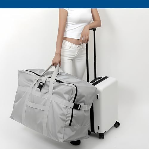 Arxus Large Duffel Bag, Waterproof Carry on Weekend Overnight Storage Bag over Luggage for Airline, Travel, Camping, Moving - Image 2