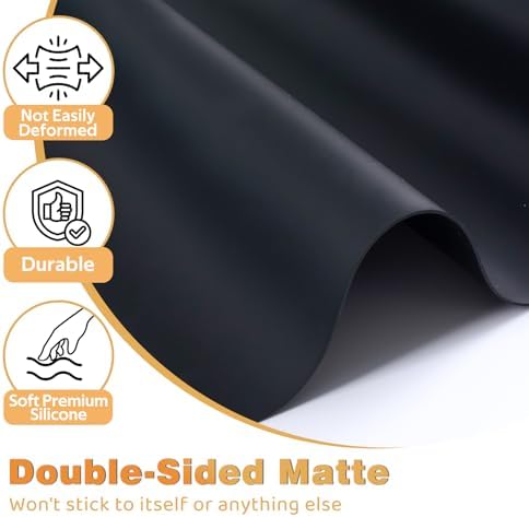 49.2" x 15.7" Large Silicone Mat for Kitchen Counter Protector, Cuttable - Image 5