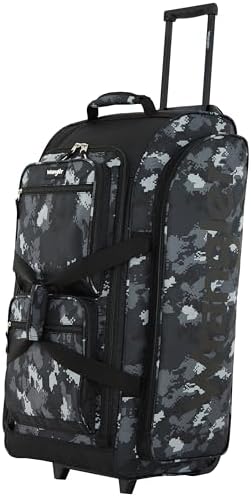 Wrangler Wesley Rolling Duffel Bag, Digital Camo by Wrangler%C2%AE