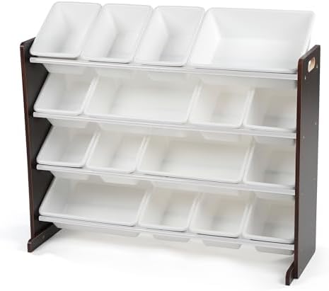 Humble Crew Kids Toy Organizer with 16 Bins, 4 Tier Storage for Playroom by HumbleCrew