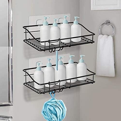 Nieifi Shower Caddy Adhesive, Shower Shelves, Shampoo Holder for Bathroom - Image 2