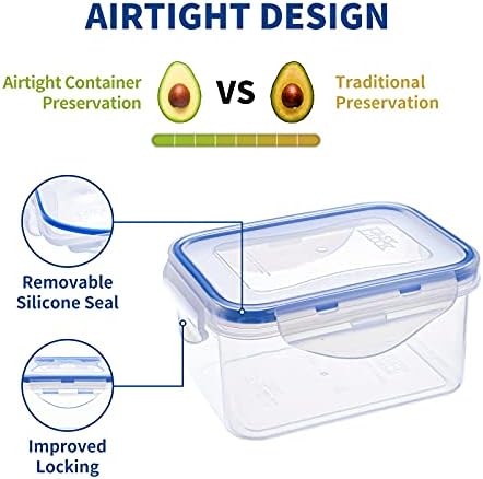 KIGI Small Food Storage Containers, 4 Count (2.1 Cup) - Image 3