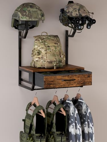 EasyPAG Motorcycle Helmet Holder Wall Mount, 2 Helmet Holder - Image 2