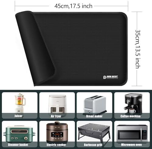 Heat Resistant Mat for Air Fryer, Silicone Mat for Kitchen Counter - Image 6