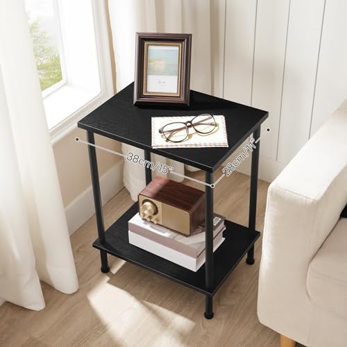 HOOBRO End Table, Small Side Table, Nightstand for Small Spaces - Image 4