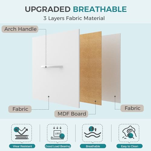OLIXIS White Dresser for Bedroom, Wide Chest of Drawers for Clothes Storage - Image 6