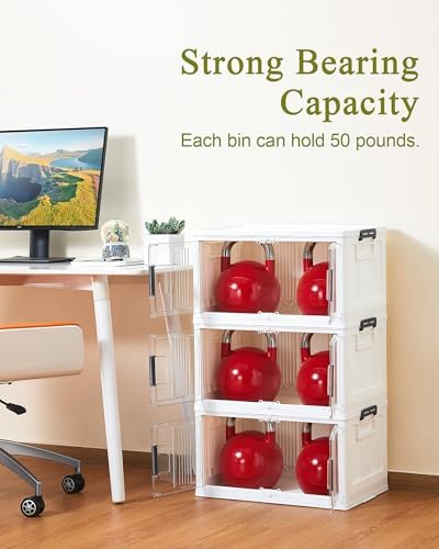 OlarHike 48QT Storage Bin with Lid for Home, Closet, 1 Pack without Wheels - Image 5
