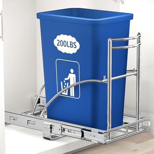 ANASTA Under Sink Trash Can Pull Out Trash Hidden for 30-50 Qt 7-13 Gallon by ANASTA