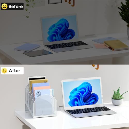 5-Section Desk File Organizer - Image 2