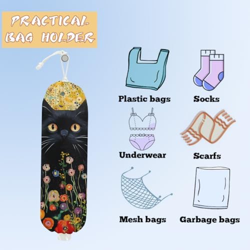Cat Plastic Bag Holder, Grocery Bag Holder for Plastic Storage bags - Image 3